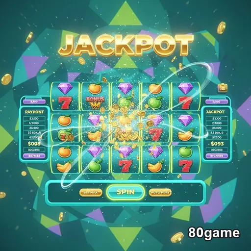 Imagem do jogo de caça-níqueis Jackpot no 80game, com gráficos vibrantes e emocionante ação.